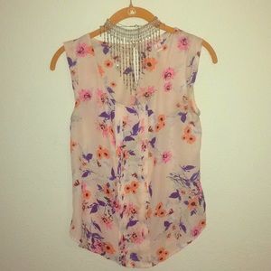 Chiffon Sleeveless Blouse *3 for $20*